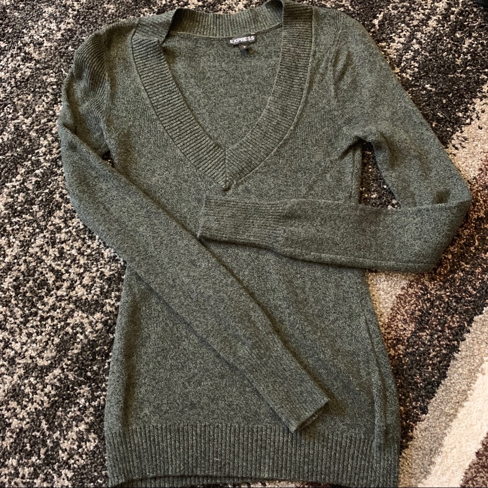 Express Green Sweater